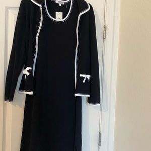 Bran new vertigo Paris dress with cardigan.